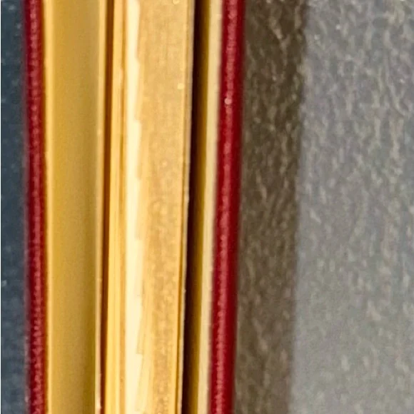 New! Must be Cartier -Red/burgundy leather -gold hardware -address book/notebook Accessories